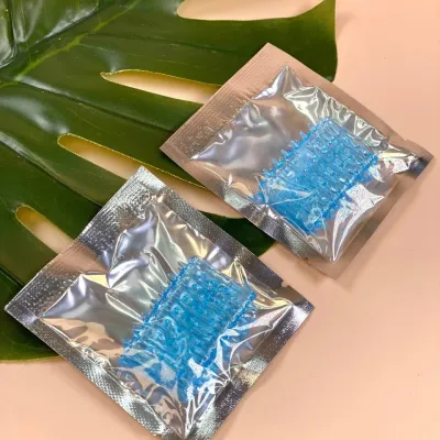 Рельєфна насадка на пеніс "Blue Pulse" №: 43
